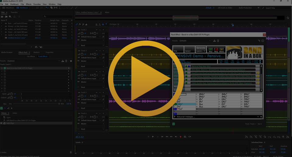 Band-in-a-Box Plugin in Audition