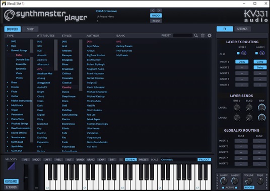 SynthMaster panel