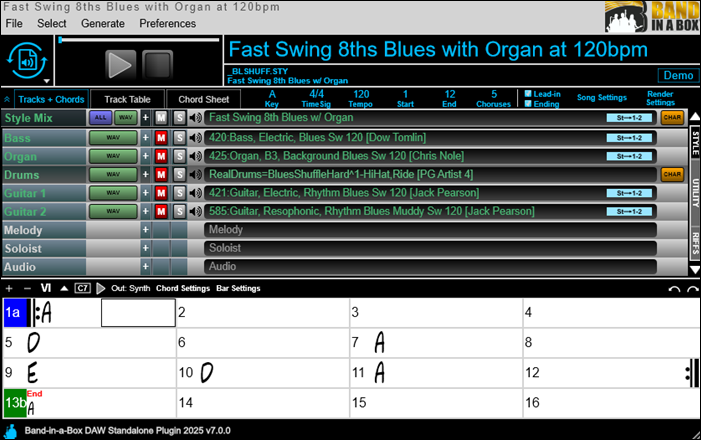 how to import band in a box files into a daw