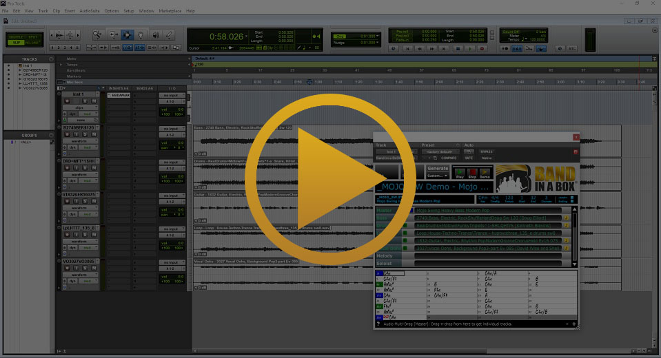Pg Music Using The Band In A Box Plugin With Pro Tools