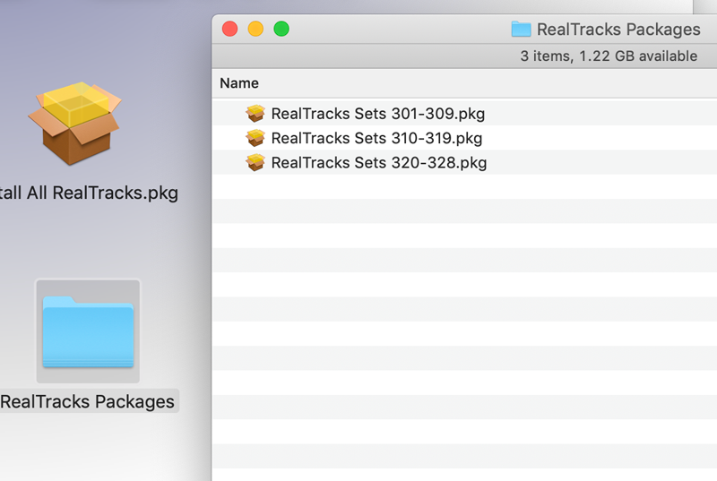 realtracks sets 301-328