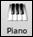 Piano toolbar button