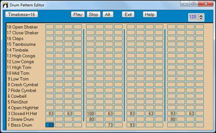 StyleMaker - Drum Pattern Editor