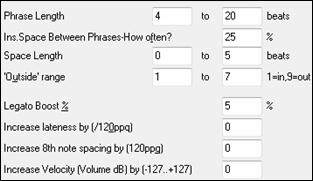 Soloist Editor options