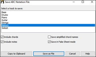 Save ABC Notation File dialog