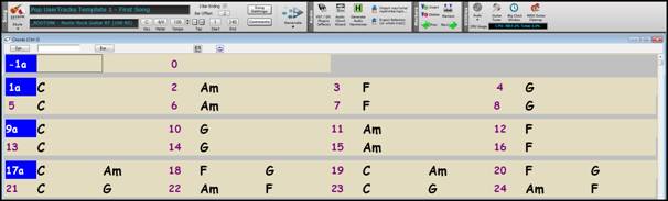 RealBand chord sheet