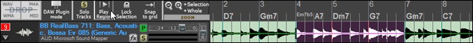 the Play Region button in the Tracks Window